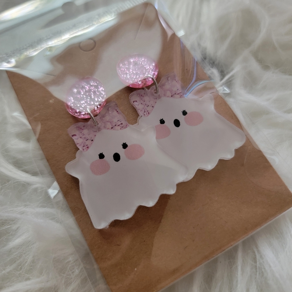👻8 Final!! Cute Ghost Earrings